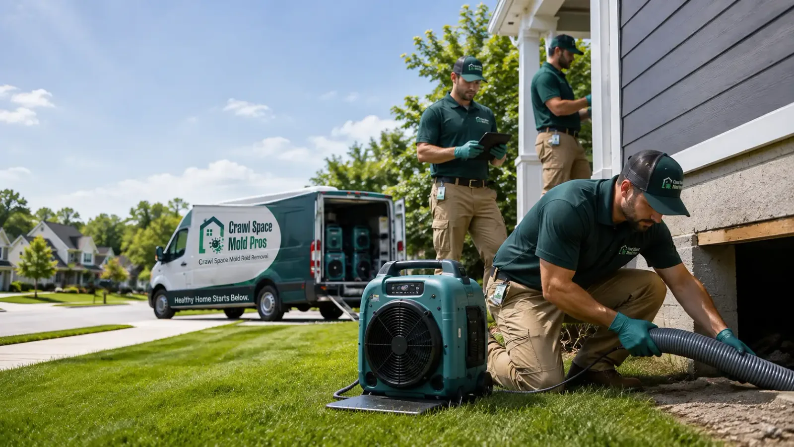 Crawl Space Mold Removal in Stoddard, WI